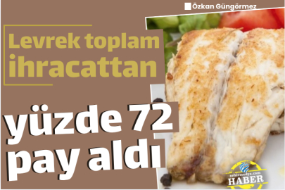 Levrek toplam ihracattan yüzde 72 pay aldı 