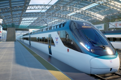 Milli Elektrikli Hızlı Tren Projesi kapsamında üretilen ilk tren seti raylara iniyor
