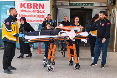 Bıçkı makinesi elini parçaladı