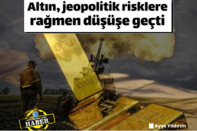 Altın, jeopolitik risklere rağmen düşüşe geçti