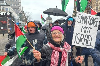İsveç'te İsrail'in işgal altındaki Batı Şeria'yı ilhak etme kararı protesto edildi