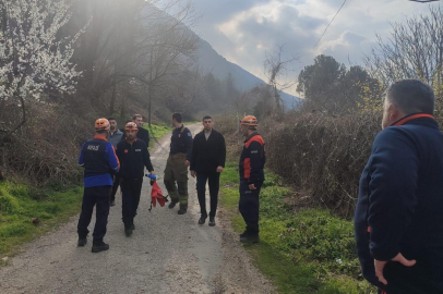 Bursa'da dağlık alanda mahsur kalan yaralı vatandaş kurtarıldı