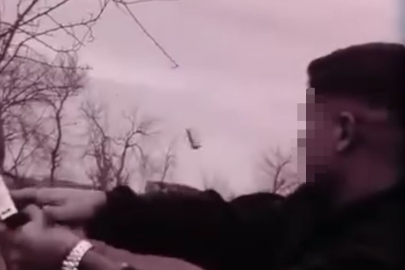 Bursa’da maganda dehşeti kamerada