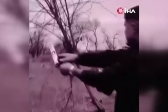 Bursa’da maganda dehşeti kamerada