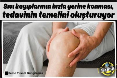 Sıvı kayıplarının hızla yerine konması, tedavinin temelini oluşturuyor 