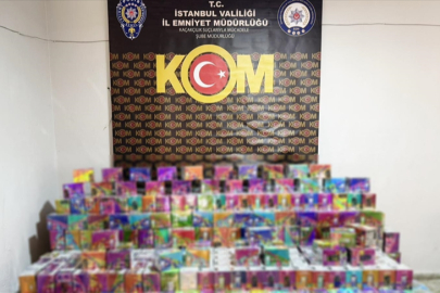 İstanbul'da 20 bin 300 kaçak elektronik sigara ele geçirildi