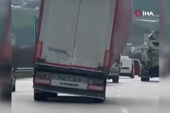Bursa trafiğinde tehlikeli anlar