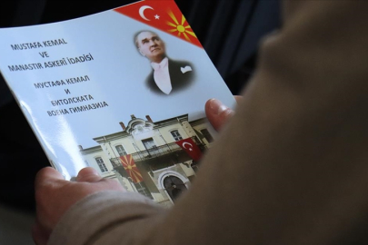 Atatürk, mezun olduğu Kuzey Makedonya'daki Manastır Askeri İdadisi'nde anıldı