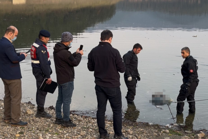 Barajda bulunan ceset  ekipleri harekete geçirdi