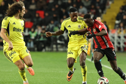 Fenerbahçe ile Gaziantep FK, Süper Lig'de 14. kez karşılaşacak