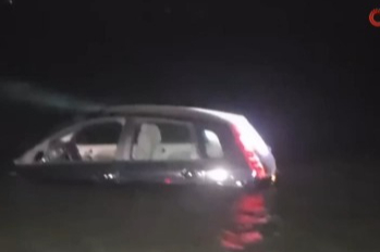 İznik Gölü'ne uçan otomobilde can pazarı