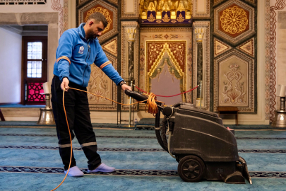 Yıldırım'da camilere bayram temizliği