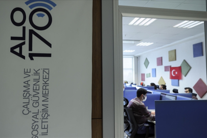 Alo 170'e geçen yıl 17 milyon 708 bin 612 çağrı geldi