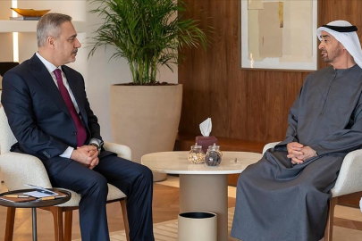 Dışişleri Bakanı Fidan, BAE Devlet Başkanı Al Nahyan tarafından kabul edildi