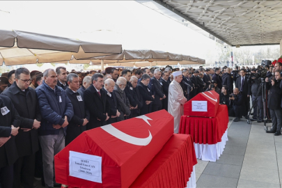 Katar'da helikopterin düşmesi sonucu şehit olan ASELSAN teknisyenleri son yolculuklarına uğurlandı