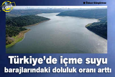 Türkiye’de İçme suyu barajlarındaki doluluk oranı arttı