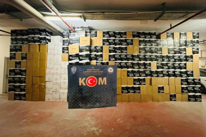 Bursa’da 6 milyon 360 bin kaçak makaron ele geçirildi