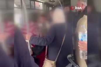 Bursa'da otobüste kavga eden kadınlar şoförü ısırdı!