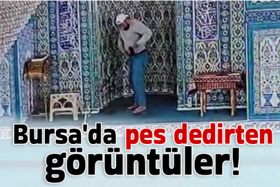 Bursa'da pes dedirten görüntüler!