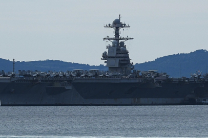 ABD uçak gemisi USS Gerald Ford bakım için Hırvatistan'a geldi