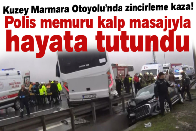 Kuzey Marmara Otoyolu’nda zincirleme kaza! Çok sayıda yaralı var