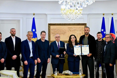 Kosova Milli Futbol Takımı’na Cumhurbaşkanlığı Liyakat Madalyası verildi