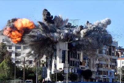 İsrail tehdidi nedeniyle endişenin hakim olduğu Lübnan'ın Rimeyş beldesinde "insani koridor" çağrısı yapılıyor