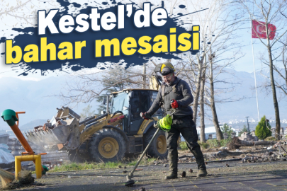 Kestel’de bahar mesaisi