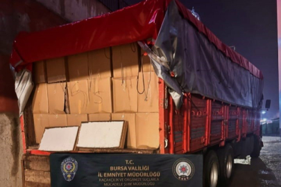 Bursa'da 4 milyonun üzerinde dolu makaron ele geçirildi