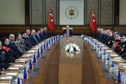 Cumhurbaşkanı Erdoğan, İçişleri Bakanı Çiftçi ve beraberindeki heyeti kabul etti