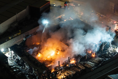 Ankara'da ilaç fabrikasında çıkan yangın söndürüldü