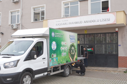 Yıldırım'da plastiğe fren: 31 okula arıtma, 32 bin öğrenciye matara