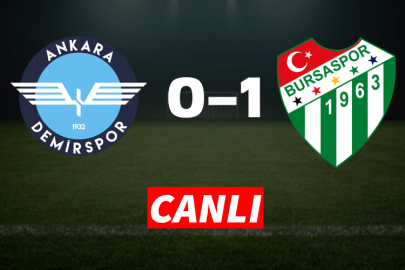 Ankara Demirspor 0- 1 Bursaspor maçı CANLI izle!