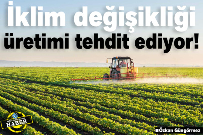 İklim değişikliği üretimi tehdit ediyor!