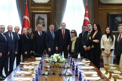Cumhurbaşkanı Erdoğan, Türk Demokrasi Vakfı heyetini kabul etti