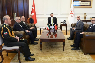 İçişleri Bakanı Çiftçi, İran'ın Ankara Büyükelçisi Habibullahzade'yi kabul etti