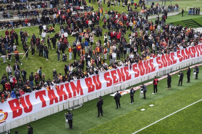 Lider Galatasaray'da coşkulu antrenman