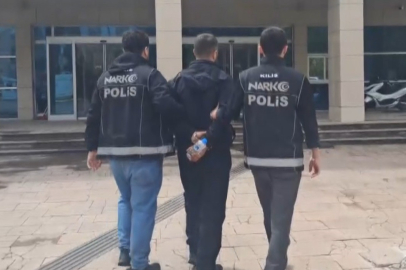 Kuyuya saklanan uyuşturucu hükümlüsü tutuklandı