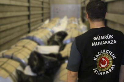 Gümrük Muhafaza ekipleri Kapıkule'de 33,2 milyon liralık kaçak eşyaya el koydu