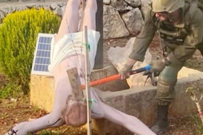 Haaretz: Hazreti İsa'yı simgeleyen heykelin parçalanması İsrail'de Filistinlilerden daha fazla empati gördü