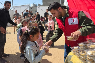 Türk Kızılay, Gazze'de çocuklara yönelik desteklerini sürdürüyor