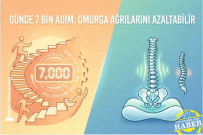 Günde 7 bin adım, omurga ağrılarını azaltabilir