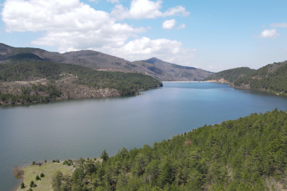 Son yağışlar Nilüfer Barajı'nı doldurdu, dereler coştu