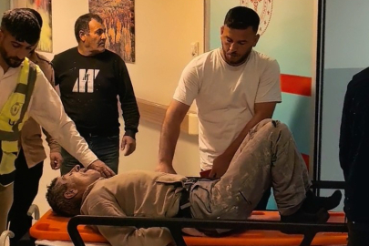 Duvardan düşen işçi yaralandı