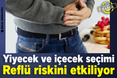 Yiyecek ve içecek seçimi Reflü riskini etkiliyor
