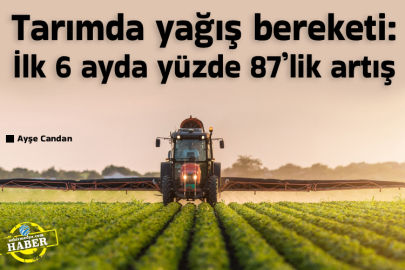 Tarımda yağış bereketi: İlk 6 ayda yüzde 87’lik artış
