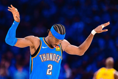 NBA'de Thunder, Lakers'ı 108-90 yenerek seride 1-0 öne geçti