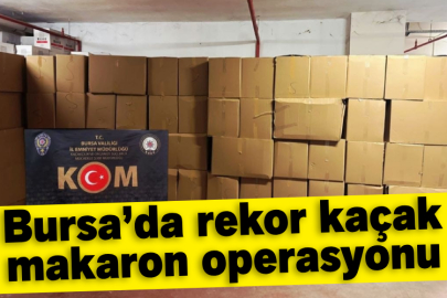 Bursa’da rekor kaçak makaron operasyonu