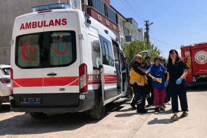 Saç kurutma makinesi evi yaktı: 2 kişi hastanelik oldu