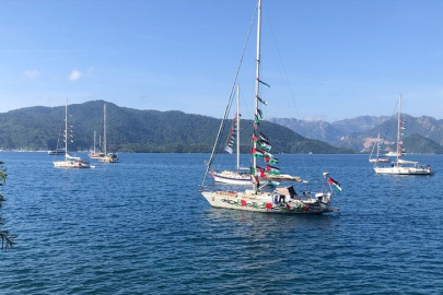 "Küresel Sumud Filosu" Marmaris'te